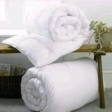 Plain White Binded Cotton Duvet — Kenya · WIMU Kitchen