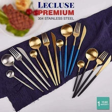 24 Piece Slim Design Cutlery Set - Modern Knives, Forks and Spoons Service for Six — WIMU Kitchen Nairobi — Kenya · WIMU Kitchen