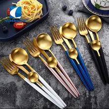 24 Piece Slim Design Cutlery Set - Modern Knives, Forks and Spoons Service for Six — WIMU Kitchen Nairobi — Kenya · WIMU Kitchen