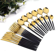 24 Piece Slim Design Cutlery Set - Modern Knives, Forks and Spoons Service for Six — WIMU Kitchen Nairobi — Kenya · WIMU Kitchen
