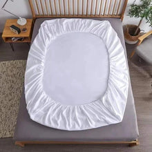 White Plain fitted Cotton Bedsheets 3pcs Set — Kenya · WIMU Kitchen