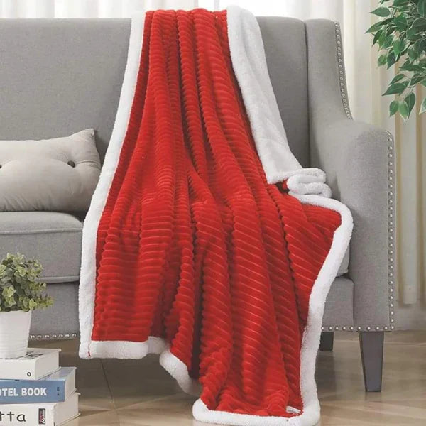 Flannel Sherpa Throw Blankets — Kenya · WIMU Kitchen Nairobi