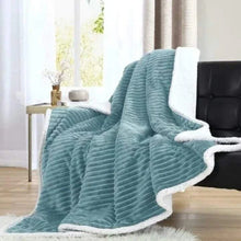Flannel Sherpa Throw Blankets — Kenya · WIMU Kitchen