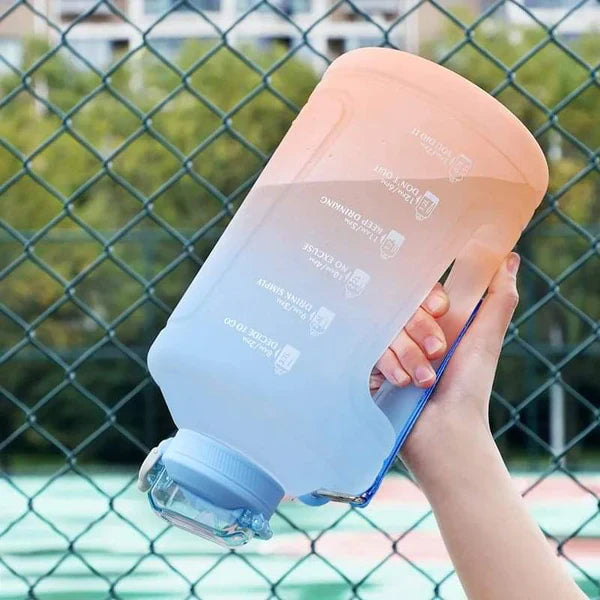 Motivational water bottle with a straw 1.5 L — Kenya · WIMU Kitchen Nairobi