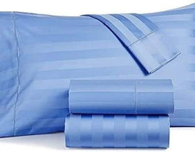 6*7 Pin Stripped Cotton Bedsheets — Kenya · WIMU Kitchen