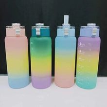 1Litre Motivational water bottle without a straw — Kenya · WIMU Kitchen
