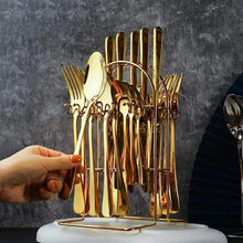 24pcs Cutlery Set Gold (view 2) — Kenya · WIMU Kitchen