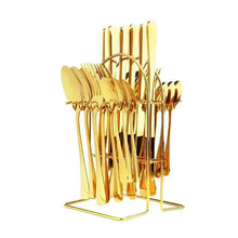 24pcs Cutlery Set Gold (view 3) — Kenya · WIMU Kitchen