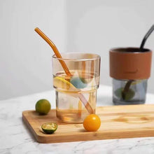 350ml Glass Tumbler with a Leather protective Sleeve — Kenya · WIMU Kitchen
