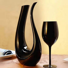 6pcs Black Glass Goblets — Kenya · WIMU Kitchen