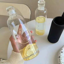750ml Borosilicate Glass Water Bottle with Leak Proof Cap Time Marker for School Gym Daily Use — Kenya · WIMU Kitchen