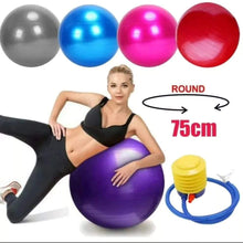 75cm Anti-Burst Yoga & Birth Ball with Pump — view 2 — Kenya · WIMU Kitchen