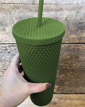 800ml Studded Tumbler with Lid and Straw — view 4 — Kenya · WIMU Kitchen