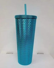 800ml Studded Tumbler with Lid and Straw — view 5 — Kenya · WIMU Kitchen