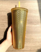 800ml Studded Tumbler with Lid and Straw — view 6 — Kenya · WIMU Kitchen
