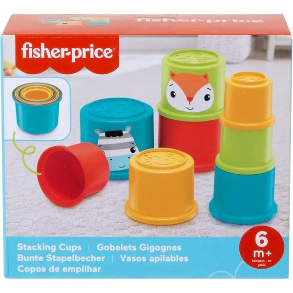Fisher‑Price Colourful Stacking Cubes [GYM46] – 8 Bright Nesting Cups with Animal Faces, Baby Learning Toy, 6M+ — Kenya · WIMU Kitchen Nairobi