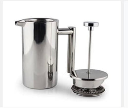 Coffee Press Plunger Mirror Finish Stainless Steel (view 3) — Kenya · WIMU Kitchen