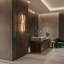 Gold Sculptural LED Wall Light 18W 3000K, 1260 Lumens — view 3 — Kenya · WIMU Kitchen