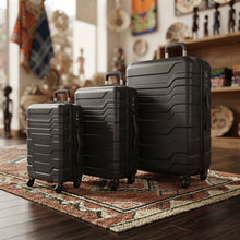 Lujo 3 in 1 Travel Suitcase Set 1015-A01, 20, 24 and 28 Inch — view 2 — Kenya · WIMU Kitchen