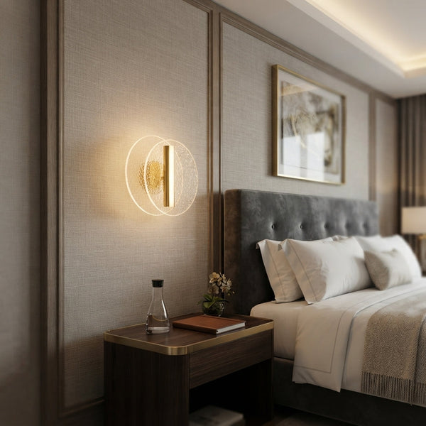 Gold LED Wall Lamp 7W with Overlapping Circular Design 490lm WH 2604-20-GO-WW — WIMU Kitchen Nairobi — Kenya · WIMU Kitchen Nairobi