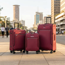 Toledo 3 Piece Suitcase Set, Water Repellent — view 3 — Kenya · WIMU Kitchen