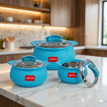 Milton Weave Insulated Casserole Hotpot Set 3 Pcs – 1000ml 1500ml 2500ml for Hot Food Lunch and Meals — Kenya · WIMU Kitchen