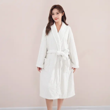 Hooded Fleece Bathrobe, Soft Microfibre, L-XXL — view 3 — Kenya · WIMU Kitchen