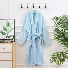 Hooded Fleece Bathrobe, Soft Microfibre, L-XXL — view 5 — Kenya · WIMU Kitchen