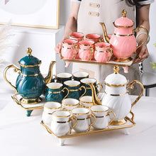 Serve Guests in Style: Gold Rim Porcelain Tea Set with Teapot & Tray — WIMU Kitchen Nairobi — Kenya · WIMU Kitchen