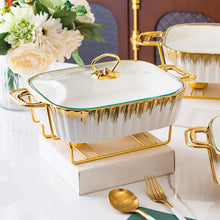 3-Piece Chafing Dish Set, 1.2L/1.8L/2.5L Ceramics Chafers & Buffet Warmer Set with Lid, Food Warmers for Parties & Outdoor, Luxury — Kenya · WIMU Kitchen
