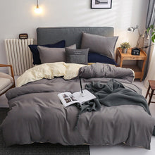 2 Sided Quilt Duvet Cover Reversible Cotton Bedding Set with Pillowcases & Flat Sheet — Kenya · WIMU Kitchen