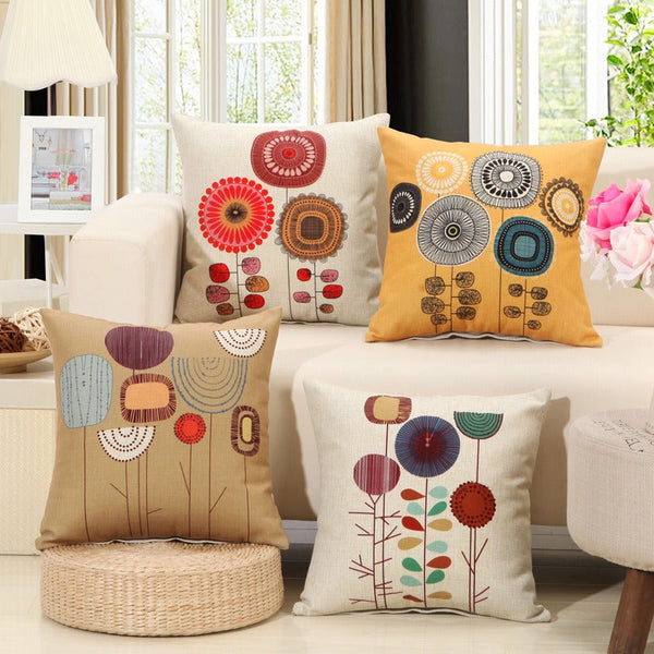 Retro Fashion Cotton Linen Blend Throw Pillow Covers — Kenya · WIMU Kitchen Nairobi