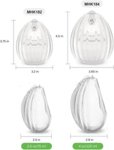 HAAKAA Shell Wearable Hands-Free Manual Breast Pump/Milk Collector – Medical-Grade Silicone – Compact, Portable & Discreet – Leak-Proof Valve 2.5 oz 1PK — Kenya · WIMU Kitchen
