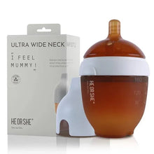HE OR SHE Silicone Baby Bottle - Anti Colic Bottles - 240ML and 150ML Baby Bottles - Squishy Breast Feeding Bottle - Wide Neck Easy to Assemble and Clean with Gray Dust Cover — Kenya · WIMU Kitchen