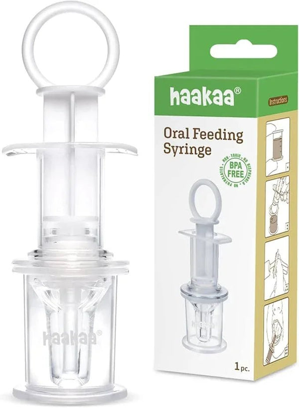 Haakaa Baby Oral Feeding Syringe – Infant Medicine Dispenser, Liquid Nutritional Supplement Applicator, Easy‑Use Silicone Pacifier‑Style Syringe for Newborns and Toddlers — Kenya · WIMU Kitchen Nairobi