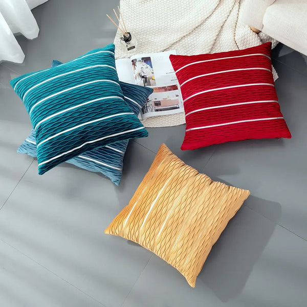 Luxury Simple Stripe Wrinkle Pillowcase/pillowcover — Kenya · WIMU Kitchen Nairobi