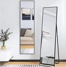 Slim Frame Full Length Wall Mirror 150 x 40cm — view 3 — Kenya · WIMU Kitchen