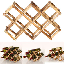 Wooden Wine Bottle Rack (view 2) — Kenya · WIMU Kitchen