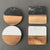 6 Piece Marble and Wood Coaster Set - Heat-Resistant Square Coasters for Hot and Cold Drinks — WIMU Kitchen Nairobi