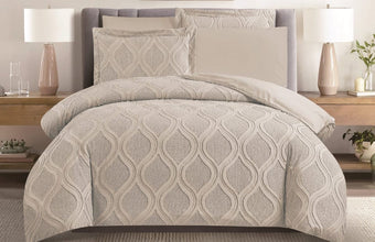 marble and tufted duvet cover — Kenya · WIMU Kitchen