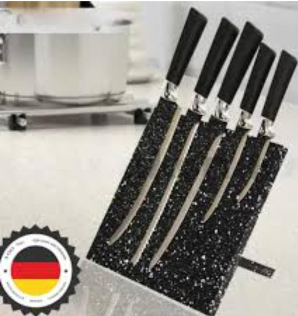 German standard Gottiny or Bonappetit brand 6pc knife set with magnetic block holder — Kenya · WIMU Kitchen Nairobi