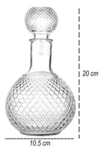 1L Thick glass whisky bottle with air tight Tot cork (view 3) — Kenya · WIMU Kitchen