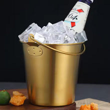 Ice Cube Bucket Steel Gold — Kenya · WIMU Kitchen