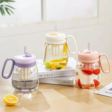 Plastic Water bottle, Teacup With Infuser And Lid — Kenya · WIMU Kitchen