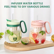Plastic Water bottle, Teacup With Infuser And Lid — Kenya · WIMU Kitchen