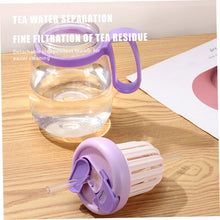 Plastic Water bottle, Teacup With Infuser And Lid — Kenya · WIMU Kitchen