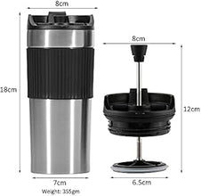 480ml French plunger coffee press thermocup — Kenya · WIMU Kitchen
