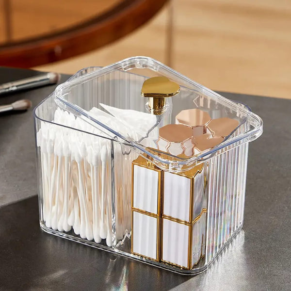 3-Compartment Clear Acrylic Organiser – Earbud, Makeup & Desk Caddy (No Assembly) — WIMU Kitchen Nairobi — Kenya · WIMU Kitchen Nairobi