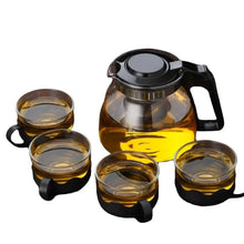 5pc Transparent Heat Resistance Glass Infuser Tea set — Kenya · WIMU Kitchen