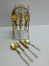 24 pcs Cutlery set with stand (view 3) — Kenya · WIMU Kitchen